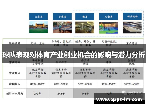球队表现对体育产业创业机会的影响与潜力分析