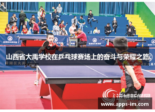 山西省大禹学校在乒乓球赛场上的奋斗与荣耀之路